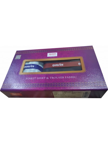 RAYMOND'S FINEST SHIRT & TROUSER FABRIC COMBO GIFT PACK @ FVB-COP023 RAYMOND'S FINEST SHIRT & TROUSER FABRIC COMBO GIFT PACK @ FVB-COP023