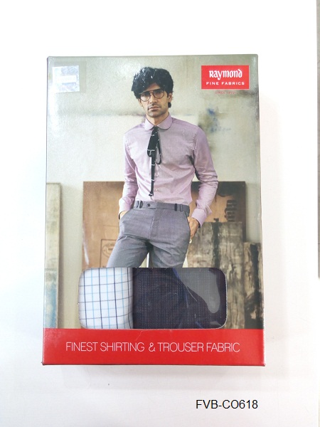 Raymond Unstiched Pant + Shirt Gift Pack Combo @ FVB-CO618 Raymond Unstiched Pant + Shirt Gift Pack Combo @ FVB-CO618