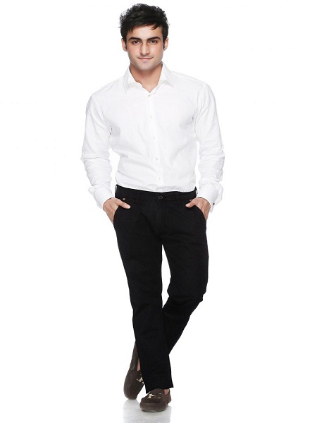 Siyaram Unstiched Black Pant (Metty) + White Shirt Fabric @ FVB-CO613 Siyaram Unstiched Black Pant (Metty) + White Shirt Fabric @ FVB-CO613