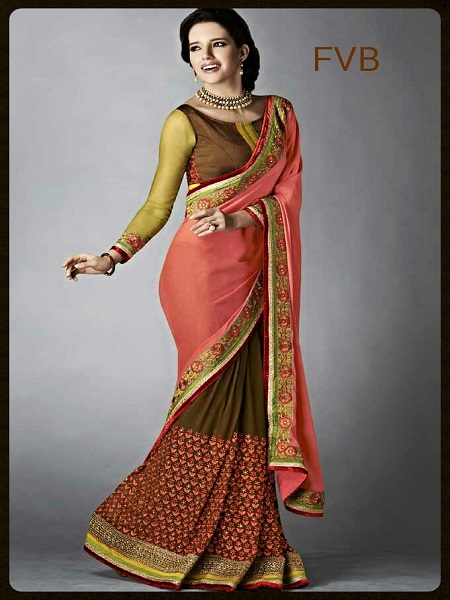 Catalog Designer Wedding Saree @ FVB-SA202 Catalog Designer Wedding Saree @ FVB-SA202