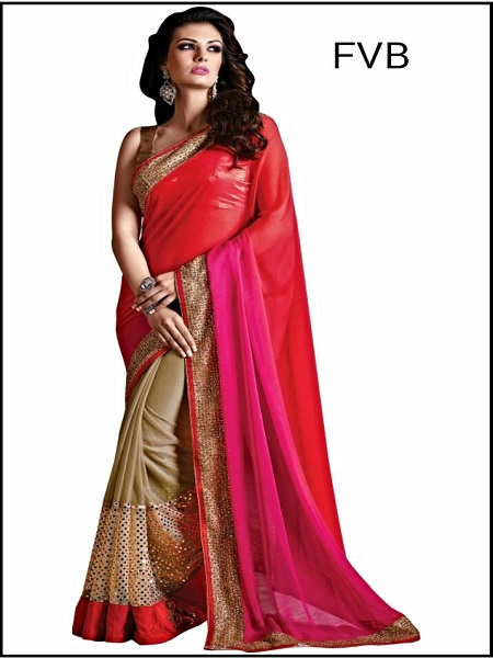 Catalog Designer Wedding Saree @ FVB-SA206 Catalog Designer Wedding Saree @ FVB-SA206